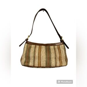 Boho Preston & York Woven Purse in Beige